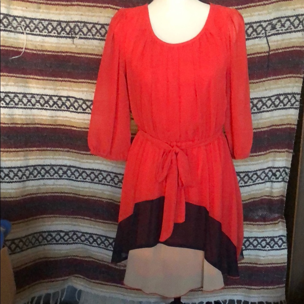 Red dress